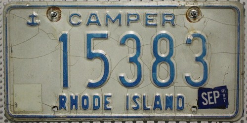 Camper nummernschild usa - nummernschild,