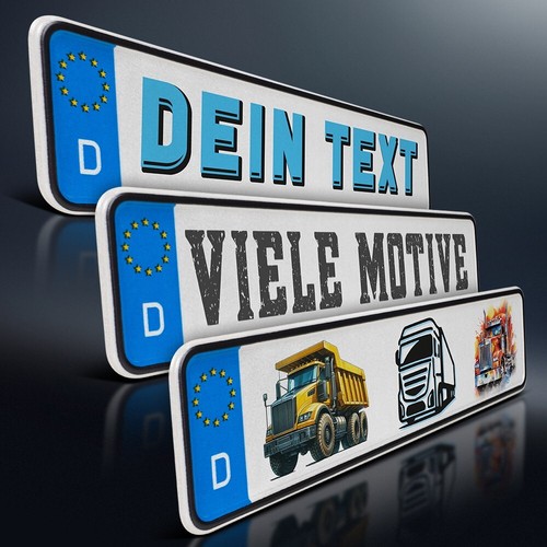 Mini kennzeichen lkw - mini,