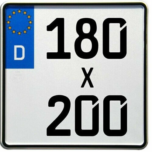 Motorrad kennzeichen 180 x - kennzeichen, |