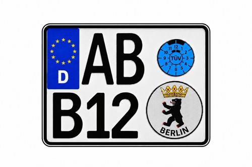 Kennzeichen schwarz 180 - |,