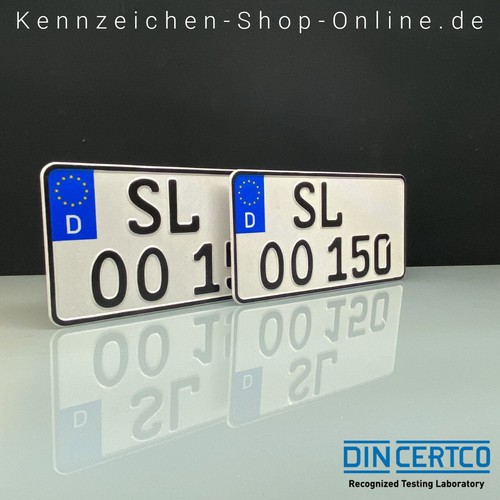 Kennzeichen schwarz 255x130 - , 2